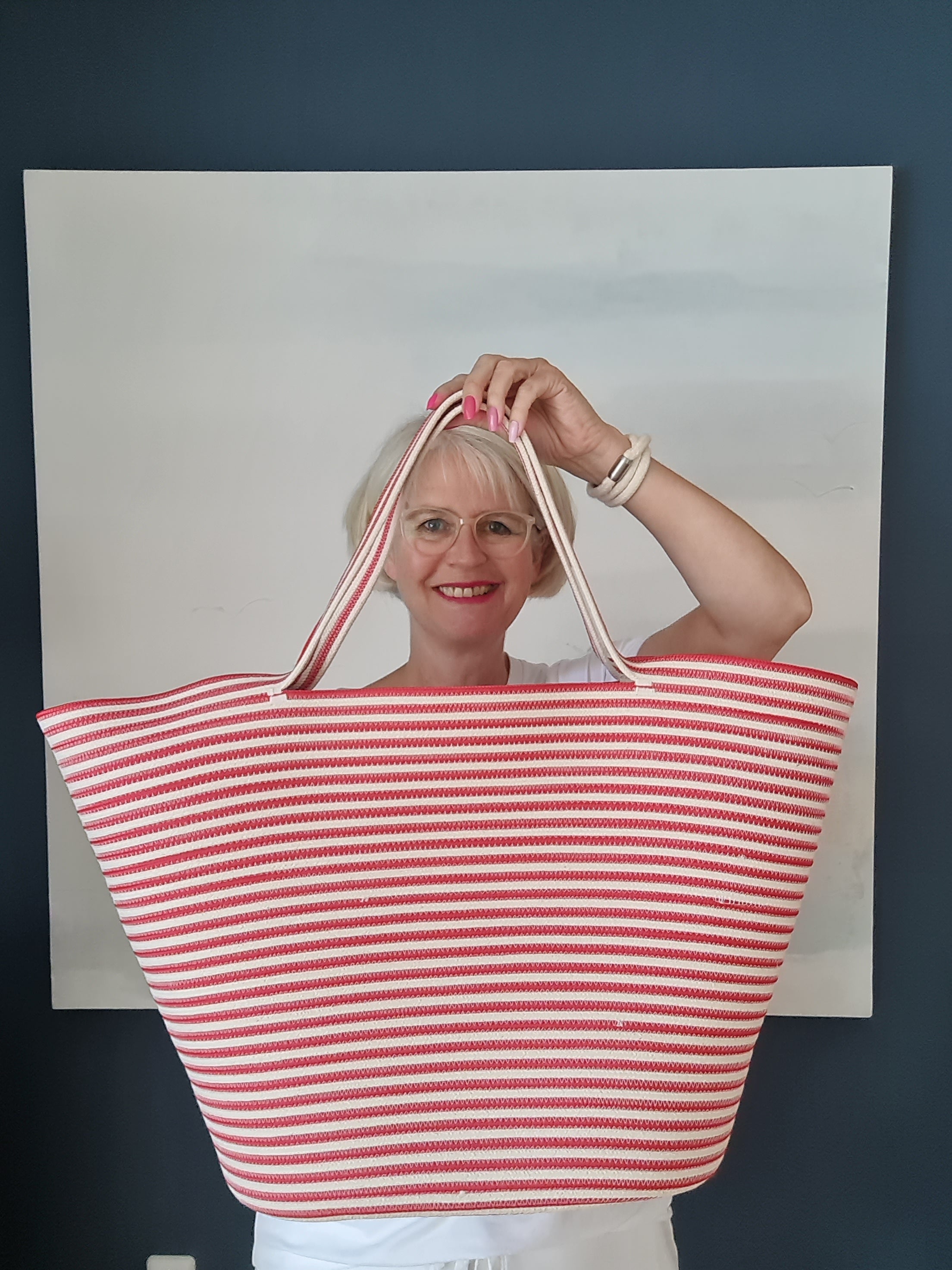 Strandtasche geringelt