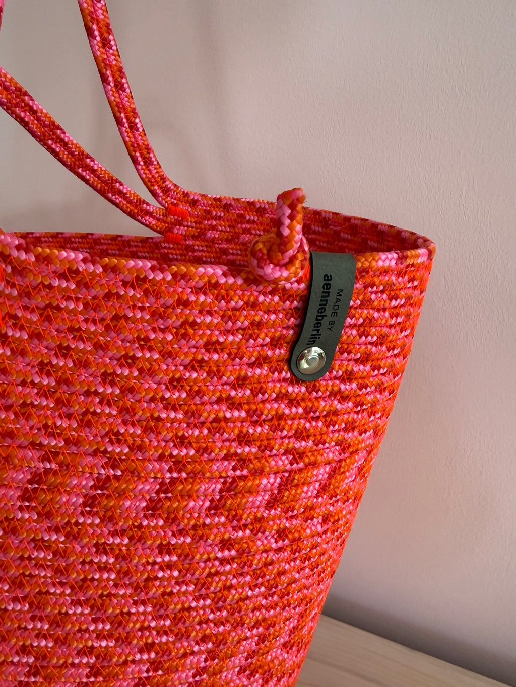 Seiltasche „Pink Flamingo“ von Seilschaften – Ansicht 6