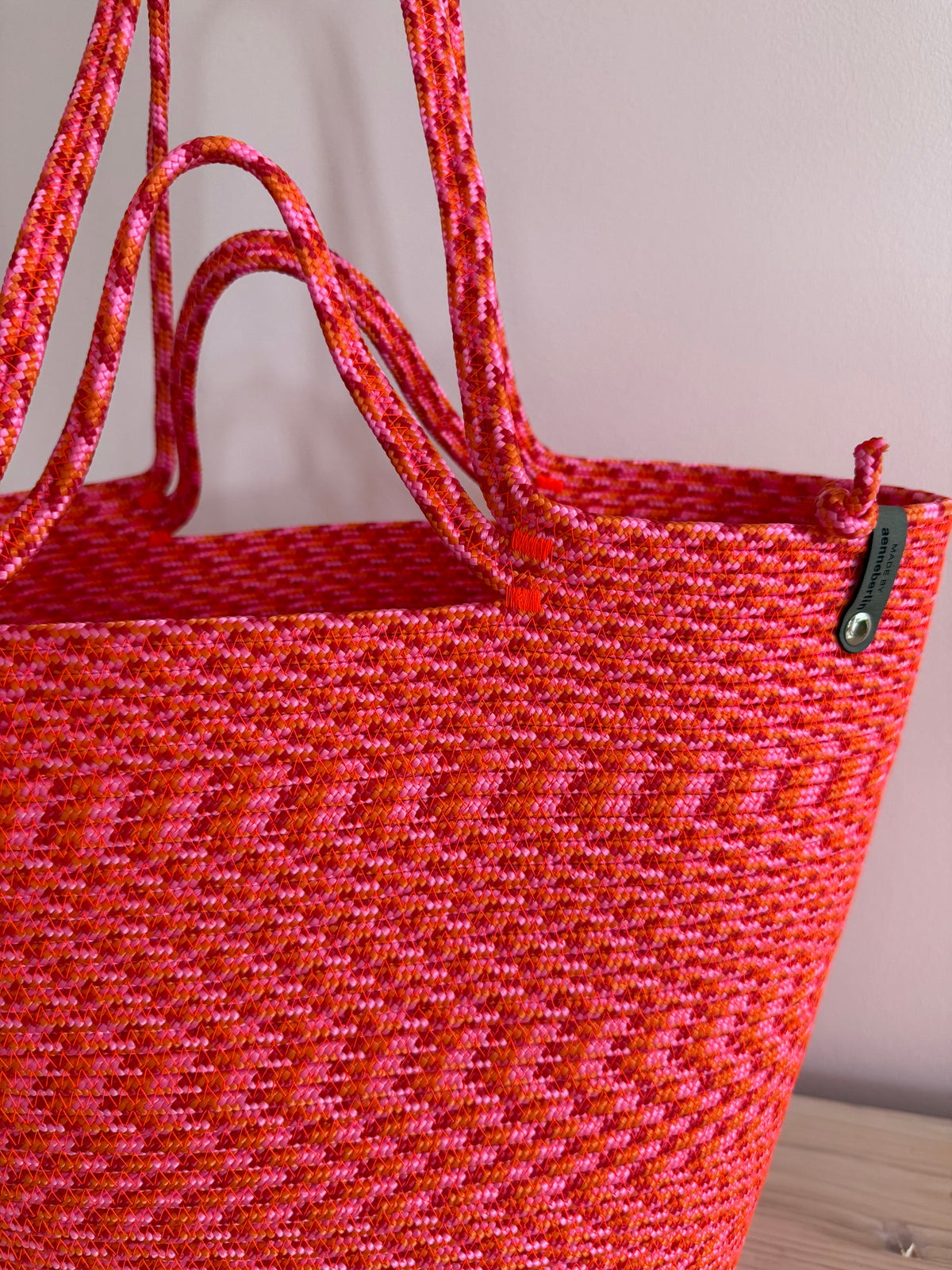 Seiltasche „Pink Flamingo“ von Seilschaften – Ansicht 7
