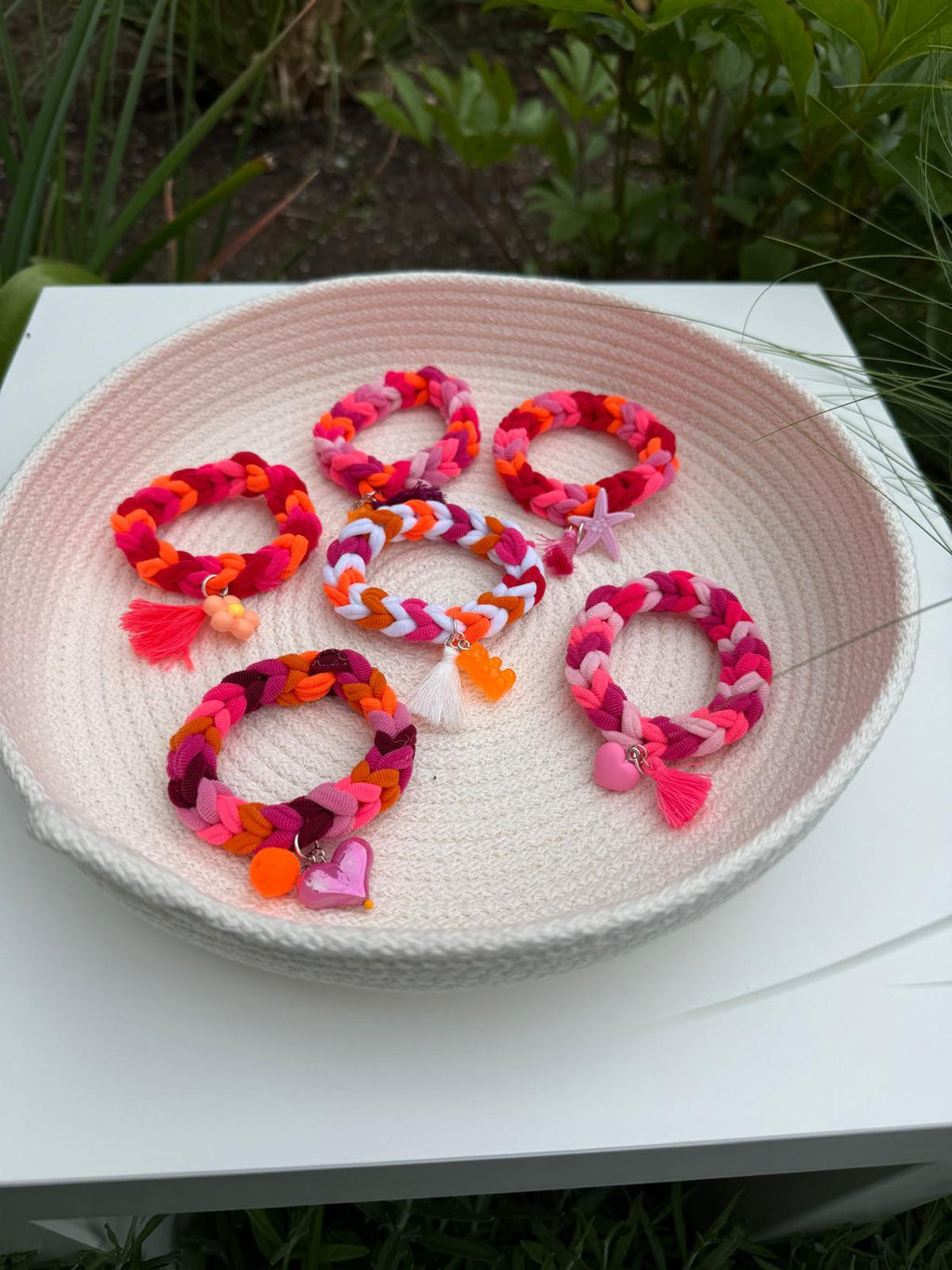 „Maritimes Farbspektakel pink“ Armband Mix