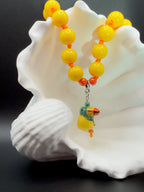 „Tropical Toucan“ - Sonnengelbe Perlenkette