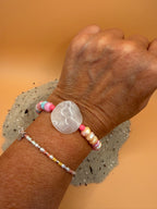 "Candy Sunset" Armband – Pastell-Rosa-Träume