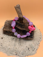 „Herz Flieder“ Armband