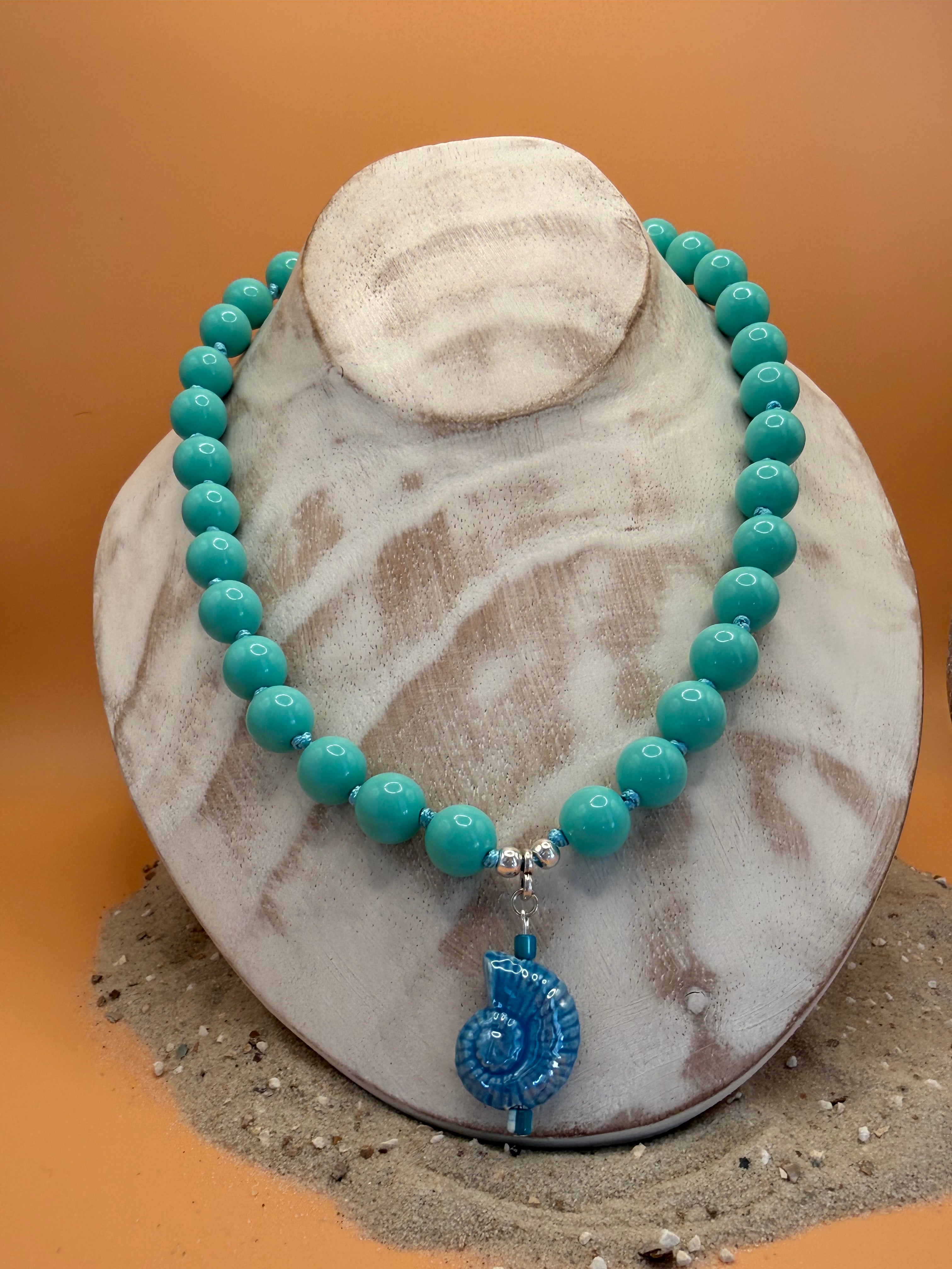„Mint Ocean Dream“ – Maritime Halskette