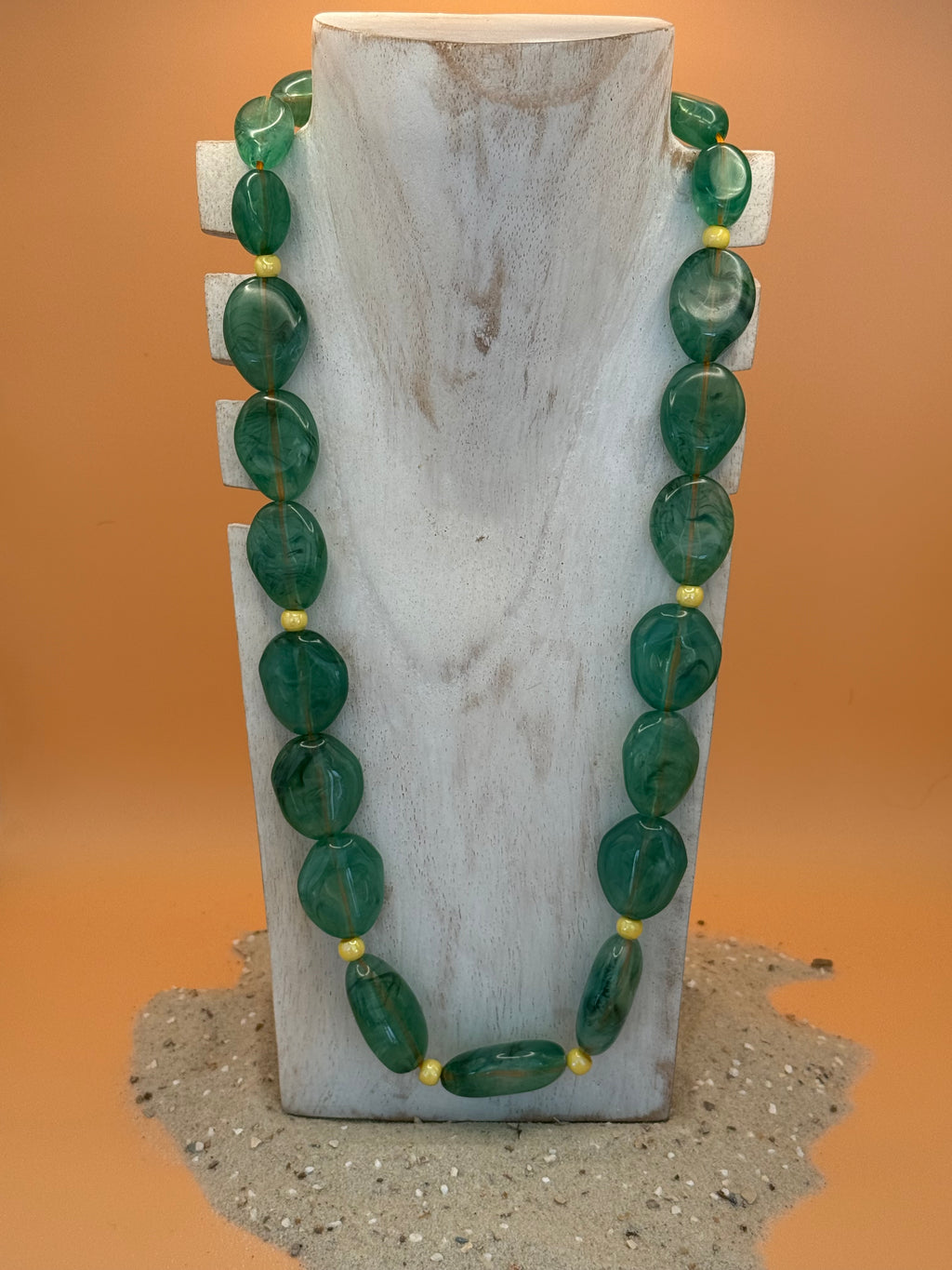 "Lemon Forest"- Statement Kette