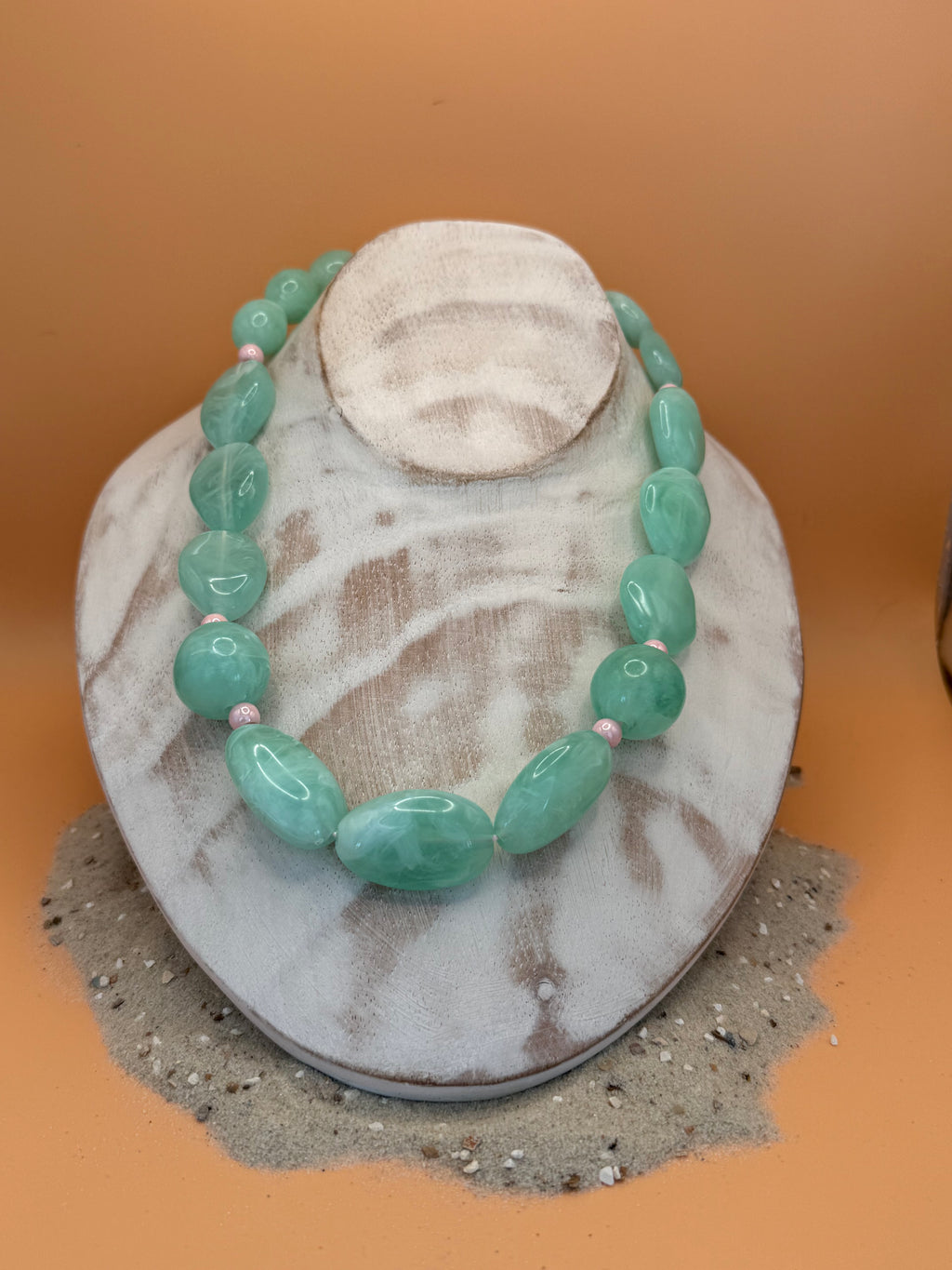"Ocean Mint & Candy" - Statement Kette