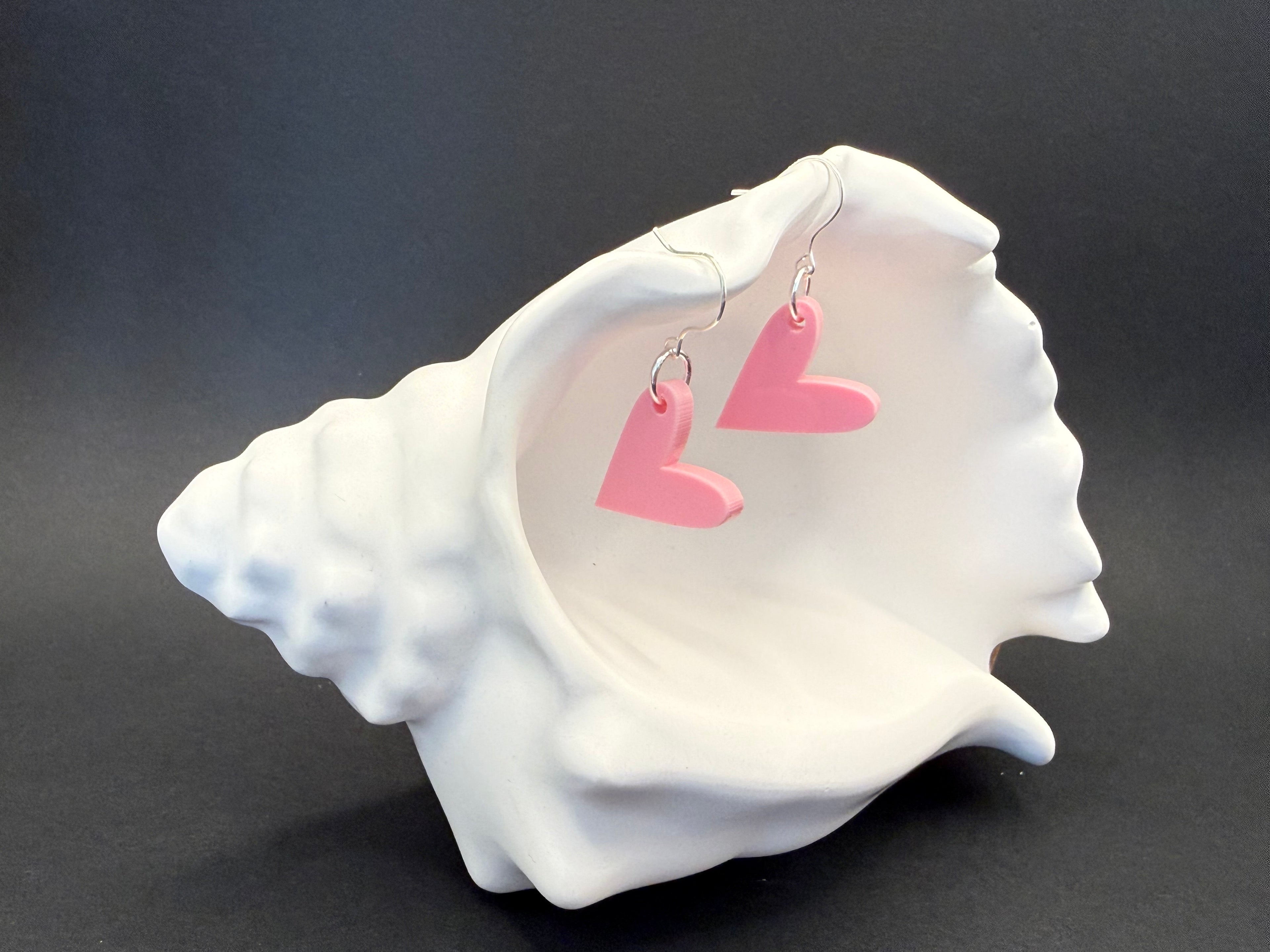 „Herzensbrise Pastell Pink“ Ohrhaken