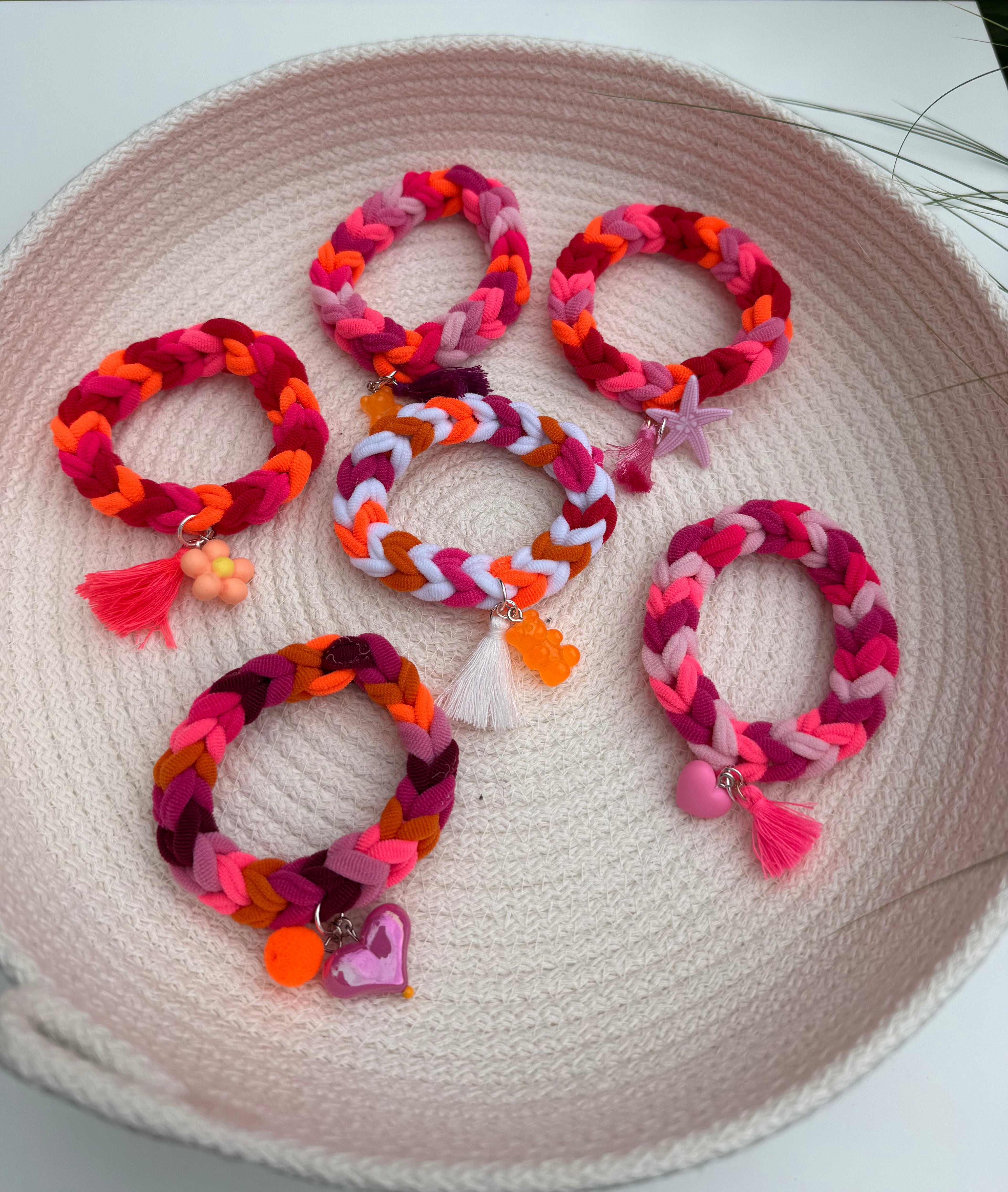 „Maritimes Farbspektakel pink“ Armband Mix