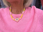 „Deichmuschel Deluxe" –  Hellgelb trifft Rosa
