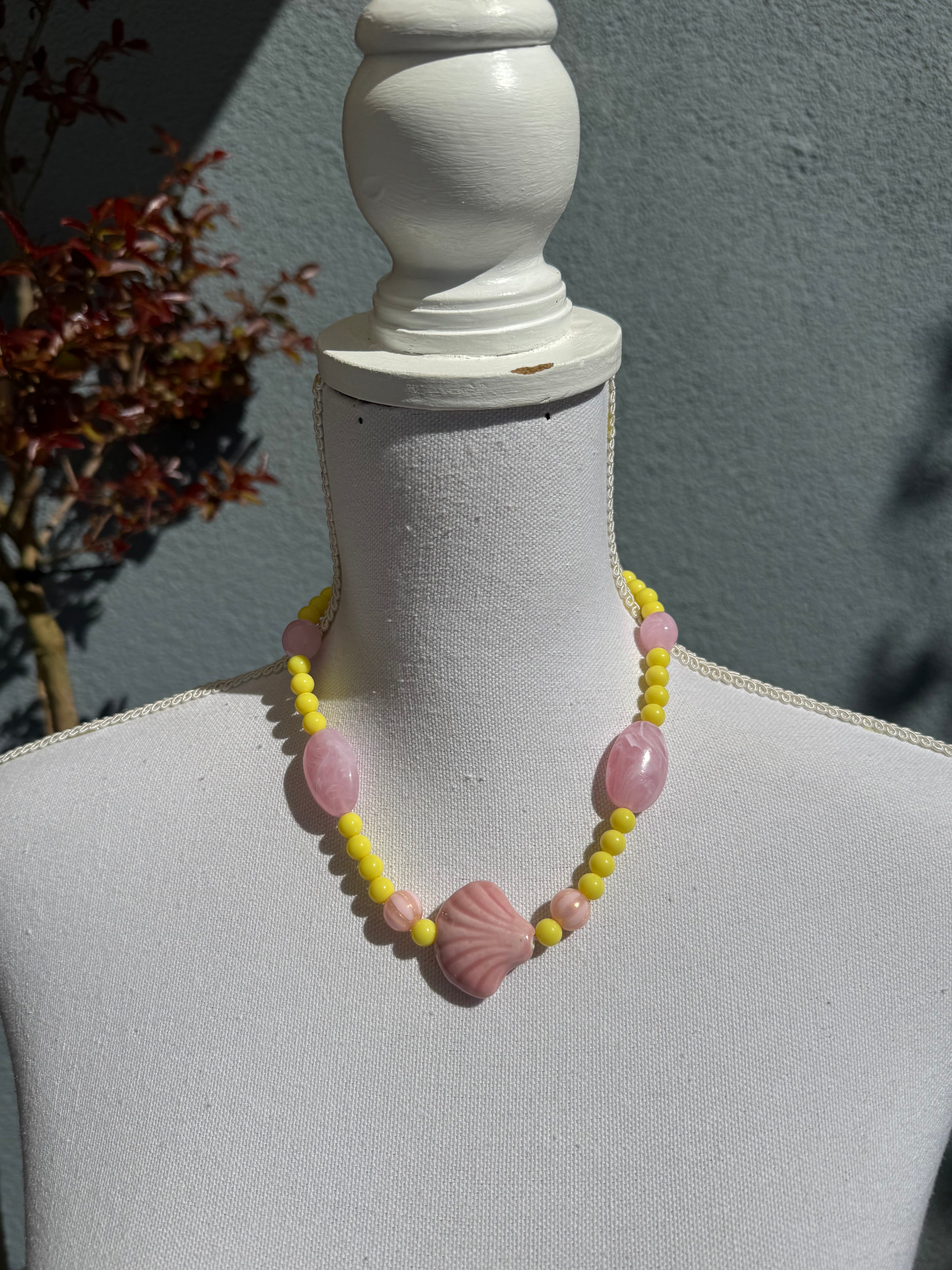 „Deichmuschel Deluxe" –  Hellgelb trifft Rosa