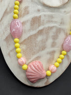 „Deichmuschel Deluxe" –  Hellgelb trifft Rosa
