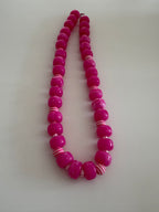 " Pinker Kluntje" – Pinke Perlenkette