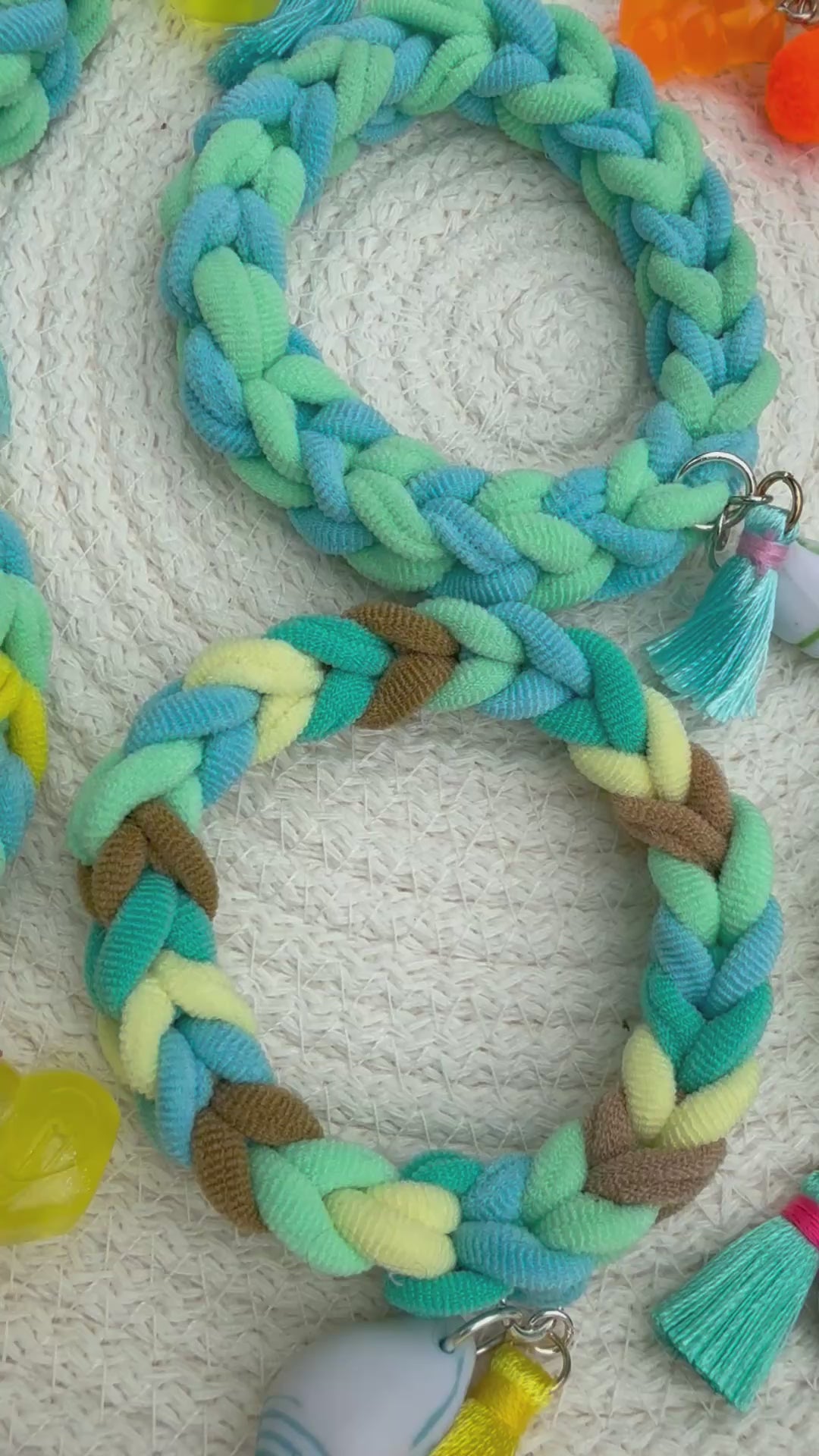 "Maritimes Farbspektakel Blau" Armband Mix